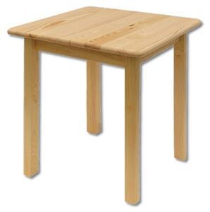 Jídelní stůl ST108, 60x75x60, borovice (Délka: 60, Barva dřeva: Přírodní (lakovaná))