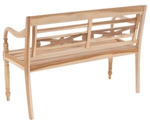 Divero Zahradní dřevěná lavička - 119 cm