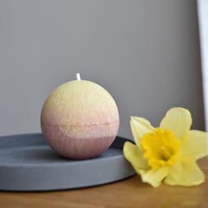 Supeko svíčka koule 8 cm růžová jarní vonná