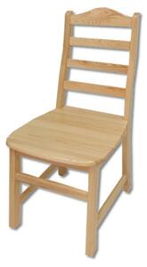 Dřevěná jídelní židle KT109, borovice (Barva dřeva: Surová (bez moření))
