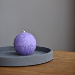 Supeko svíčka koulička 6,5 cm fialová