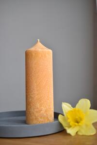 Supeko svíčka válec 17 cm hořčicový