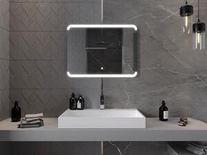 Mexen Nida podsvícené koupelnové zrcadlo 80 x 60 cm, LED 6000K, ventilátor
