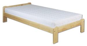 Dřevěná postel LK123, 100x200, borovice (Barva dřeva: Dub)