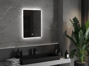Mexen Sun podsvícené koupelnové zrcadlo 50 x 70 cm, LED 6000K, ventilátor