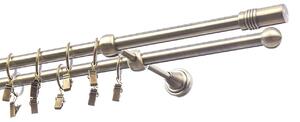 Kovová garnýže Cilinder dvouřadá mosaz 16/16mm Délka (m): 1,2