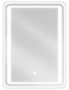 Mexen Zusa podsvícené koupelnové zrcadlo 50 x 70 cm, LED 6000K, ventilátor