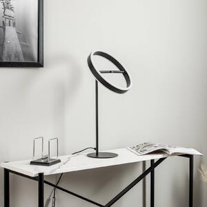 Lucande Yekta LED stolní lampa, stepdim, černá