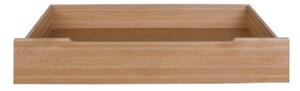 Úložný prostor pod postel LK171, 148x24x67, buk (Barva dřeva: Přírodní (lakovaná))