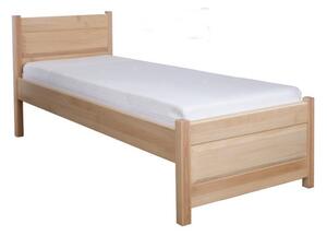 Dřevěná postel LK120, 100x200, buk (Barva dřeva: Bělená)