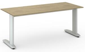 Kancelářský psací stůl PRIMO FLEXIBLE 1800 x 800 mm, dub přírodní