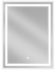 Mexen Miko podsvícené koupelnové zrcadlo 60 x 80 cm, LED 6000K, ventilátor