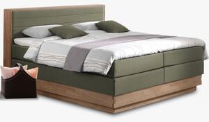 Postel boxspring s úložným prostorem, Moneta 160 zelená