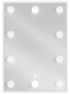 Mexen Dona podsvícené koupelnové zrcadlo 50 x 70 cm, LED 6000K, ventilátor