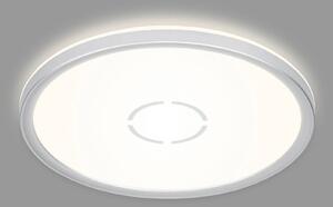 Stropní svítidlo LED Free, Ø 29 cm, stříbrná