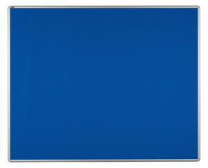 Textilní nástěnka ekoTAB v hliníkovém rámu, 150x120 cm, modrá