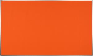 Textilní nástěnka ekoTAB v hliníkovém rámu, 200x120 cm, oranžová
