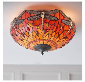 Endon 70721 - Stropní svítidlo Tiffany DRAGONFLY 2xE27/60W/230V pr. 41 cm