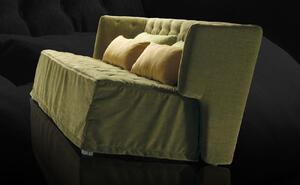 DORSEY - Rozkládací pohovka, sedačka (DORSEY se vyrábí jako pohovka s jednoduchým rozkládáním nebo jako samostatná čalouněná postel. DORSEY má výrazný a elegantní styl, jednoduchý rozkládací mechanismus a pohodlnou skládací matraci.)