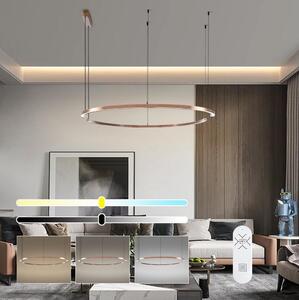 Immax NEO 07328L - LED Stm lustr na lanku FINO 72W/230V 120 cm rose gold Tuya+DO