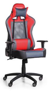 Herní židle BOOST RED, červená