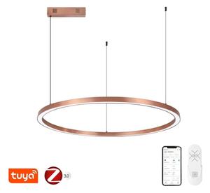 Immax NEO 07327L - LED Stm lustr na lanku FINO 55W/230V 80 cm rose gold Tuya+DO