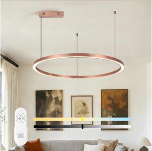Immax NEO 07327L - LED Stm lustr na lanku FINO 55W/230V 80 cm rose gold Tuya+DO