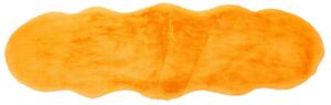 UMĚLÁ KOŽEŠINA, 55/160 cm, oranžová - Kůže
