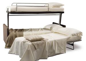 GEORGE - rozkládací pohovka 213 cm se dvěma postelemi 80x190x12 cm