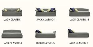 JACK CLASSIC - 3-místná pohovka s postelí 80x193x12 cm