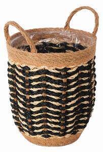 KVĚTINÁČ přírodní materiály, 24/24/34 cm XXXL - Obaly na květináče
