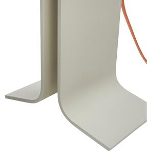 Béžová kovová stolní LED lampa Hübsch Crea
