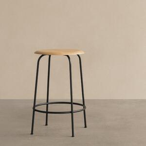Audo CPH Černá dřevěná barová židle AUDO AFTEROOM 75 cm