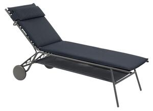 Opalovací lehátko vysoké MIAMI II HAUT BeComfort šedá Dark Grey