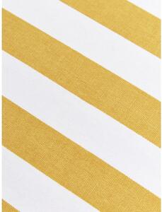 Žluto-bílý bavlněný podsedák Westwing Collection Timon, 40 x 40 cm