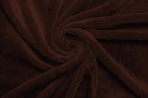 Mikroflanel napínací prostěradlo čokoládové Barva: ČOKOLÁDOVÉ, rozměr: 90 x 200