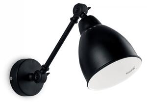 Nástěnná lampa Ideal Lux Newton TL1 027852 E27 1x60W - černá
