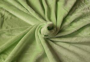 Mikroflanel napínací prostěradlo zelené jablko Barva: ZELENÉ JABLKO, rozměr: 90 x 200