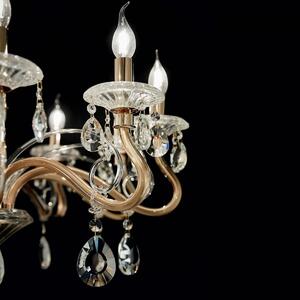 Závěsné svítidlo lustr Ideal lux Negresco SP8 087764 8x40W E14 - dekorativní luxus