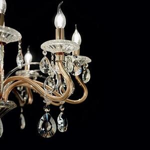 Závěsné svítidlo lustr Ideal lux Negresco SP8 141053 8x40W E14 - dekorativní luxus