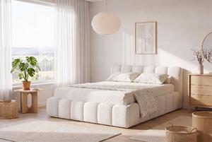 ČALOUNĚNÁ POSTEL, 140/200 cm, krémová Livetastic - Postele s úložným prostorem, Online Only
