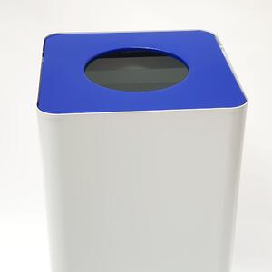 Odpadkový koš na tříděný odpad Caimi Brevetti Centolitri W, 100 L - modrý, papír