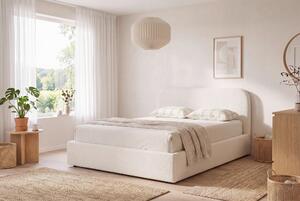 ČALOUNĚNÁ POSTEL, 140/200 cm, krémová Livetastic - Postele s úložným prostorem, Online Only