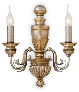 Nástěnné svítidlo Ideal lux Dora AP2 020846 2x40W E14 - rustikální monumentální serie