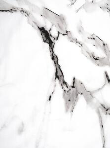 Bílo-černé povlečení na jednolůžko z bavlněného perkálu Westwing Collection Malin, 155 x 220 cm