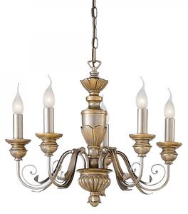 Závěsné stropní svítidlo Ideal lux Dora SP5 020822 5x40W E14 - rustikální monumentální serie