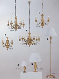 Stolní lampa Ideal lux Dora TL1 020853 1x40W E14 - rustikální monumentální serie