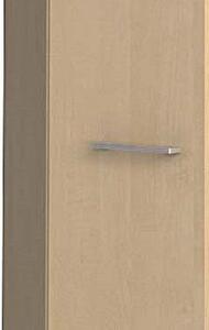 Kancelářská policová skříň PRIMO WOOD s dveřmi, 800 x 600 x 1781 mm, bříza