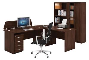 Sestava kancelářského nábytku MIRELLI A+, typ A, ořech