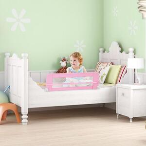Infantastic 74170 Dětská zábrana na postel, 150 cm, růžová